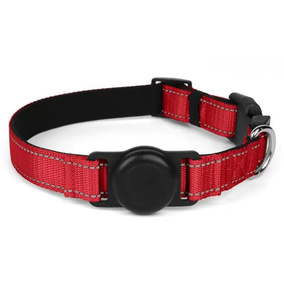Collier Porte-AirTag Rembourré pour Chien