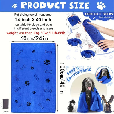 Serviette Microfibre Multi-Usage Chien