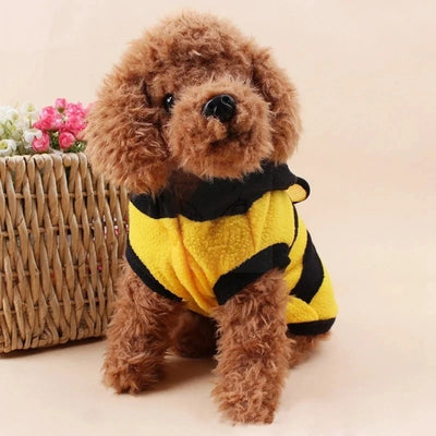 Déguisement Abeille Polaire Capuche pour Chien