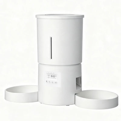 Distributeur de Croquettes Chien Programmable 4,2 L Double Bol