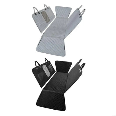 Hamac Voiture pour Chien Matelassé 4 en 1 Fenêtre en Maille