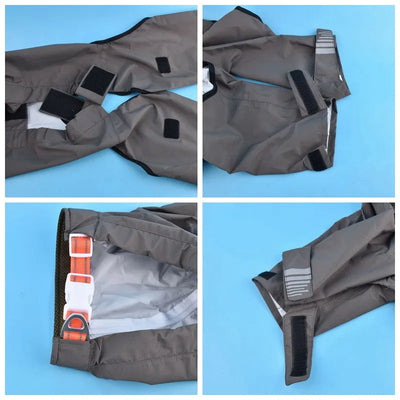 Combinaison Neige Coupe-Vent Imperméable Gros Chien