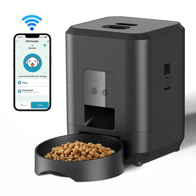 Distributeur de Croquettes Compact 2 L WiFi Programmable