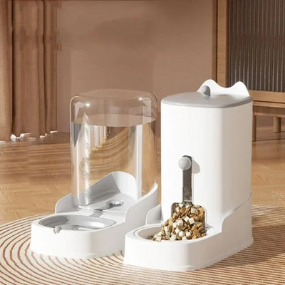 Distributeur Eau et Croquettes Chien Gravité Petit Chien 4,4 L