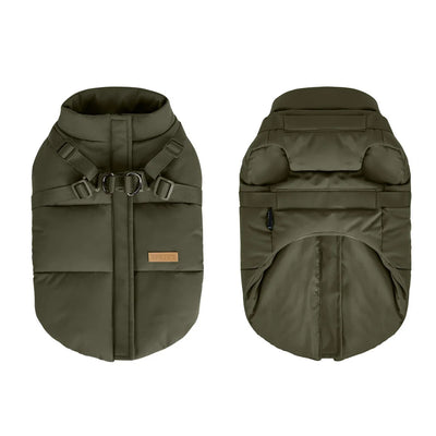 Manteau d'Hiver Harnais Intégré Chien Grande Taille