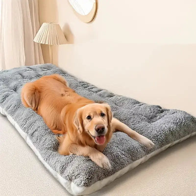 Matelas Moelleux Épais pour Chien Polyester Doux 120x60 cm