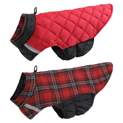 Manteau Imperméable Réfléchissant Hiver pour Gros Chien