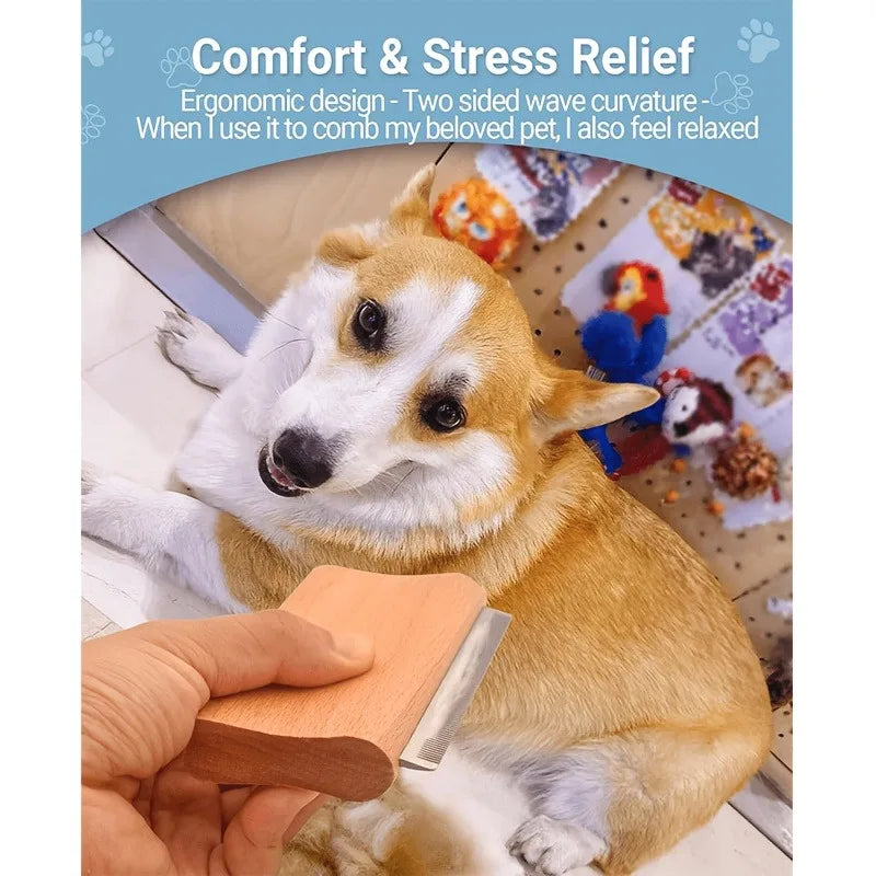 Brosse de Toilettage Anti-Perte de Poils pour Chien