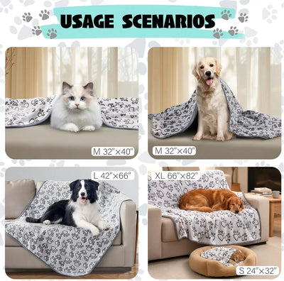 Couverture Douce Chien Lavable Toutes Tailles