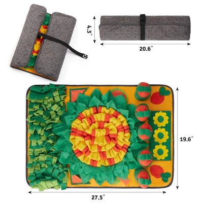 Tapis de Fouille Potager Carottes 70x50 cm Chien