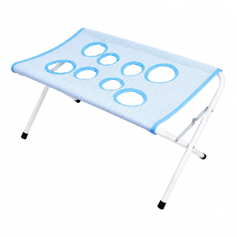 Table de Toilettage Pliable en Filet à Ouvertures Petit Chien