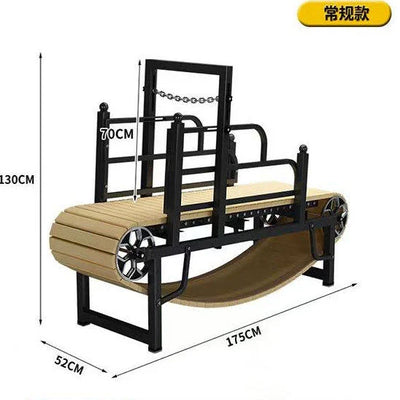 Tapis de Course pour Chien RapDuty Incurvé à Lattes, Structure Métal