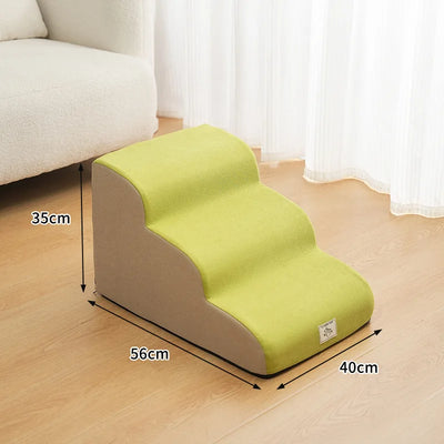 Escalier pour Chien Velours Mousse 2-3 Marches Petit Chien