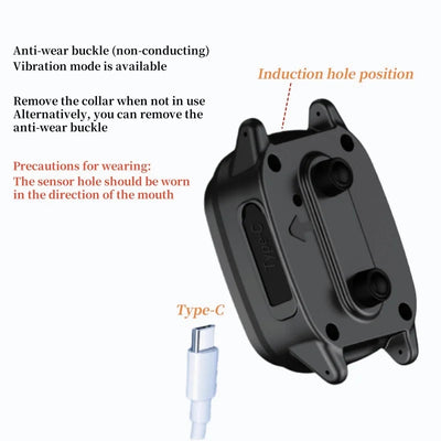 Collier Anti-Aboiement Automatique Rechargeable Gros Chien