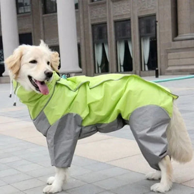 Manteau Imperméable à Capuche pour Grand Chien