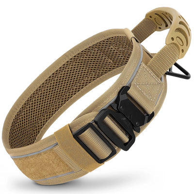 Collier Tactique Militaire Nylon Réfléchissant Gros Chien