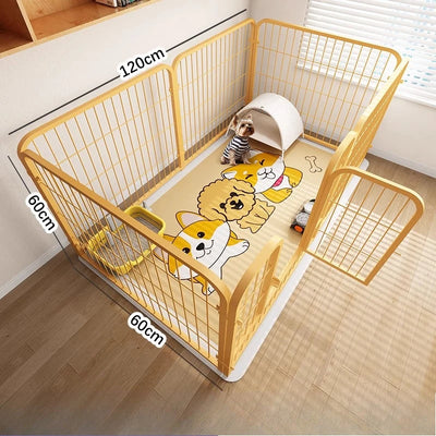 Parc pour Chien Modulable 120x60 cm Barrière d'Intérieur