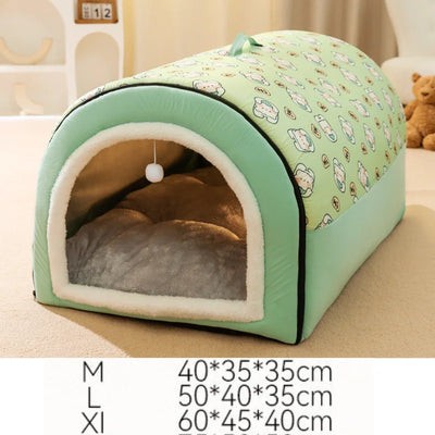 Niche d'Intérieur pour Chien Cabane en Arche Petit Chien 3 Tailles