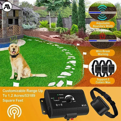 Clôture Électrique Invisible Télécommande Gros Chien