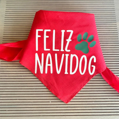 Bandana Feliz Navidog Premier Noël Chien