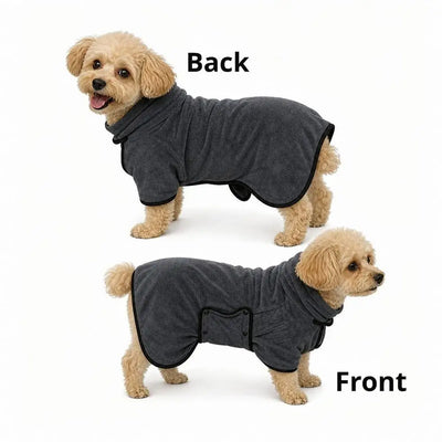 Peignoir Moelleux Épais Séchage Rapide pour Chien