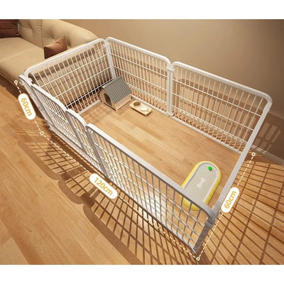 Enclos Modulable pour Chien d'Intérieur Haut et Robuste