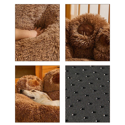 Panier Rond Moelleux Grand Format Chien