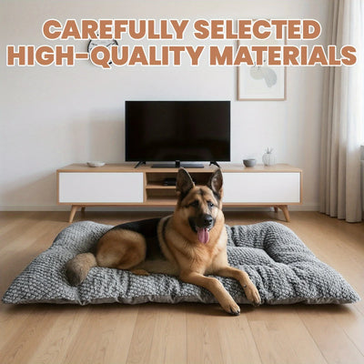 Matelas Moelleux Épais pour Chien Polyester Doux 120x60 cm