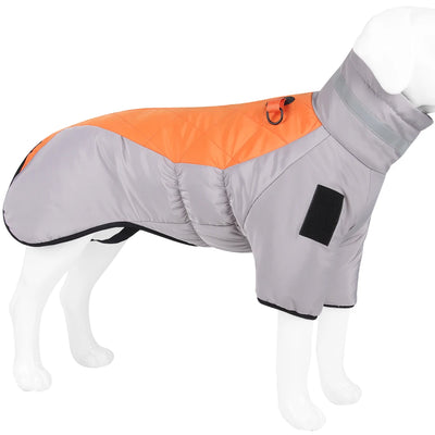 Manteau d'Hiver Matelassé Réfléchissant pour Chien Moyen et Grand