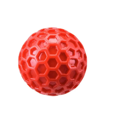Jouet Indestructible Balle Sifflante Hexagonale à Mâcher S ou L