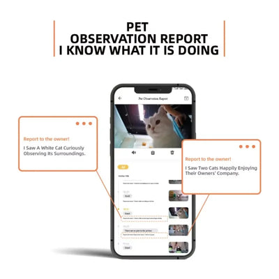 Caméra pour Chien Wi-Fi Motorisée avec Micro Vision Nocturne