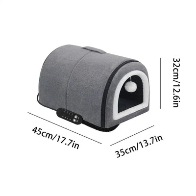 Niche d'Intérieur Chauffante USB pour Petit Chien et Chat