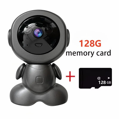 Caméra pour Chien 4K 8MP WiFi Panoramique Audio Bidirectionnel
