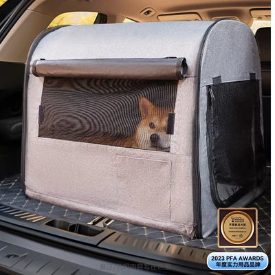Cage pour Chien en Voiture Pliable Souple 4 Tailles