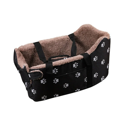 Siège de Voiture Rehausseur Pliable pour Petit Chien avec Sangle