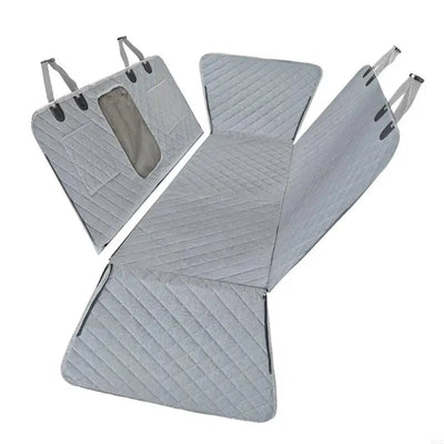 Hamac Voiture pour Chien Matelassé 4 en 1 Fenêtre en Maille