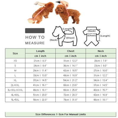 Manteau Coupe-Vent à Capuche pour Chien Petit à Grand