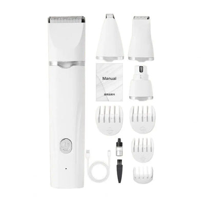 Kit Tondeuse Chien 4 en 1 Pattes Corps Meuleuse Ongles