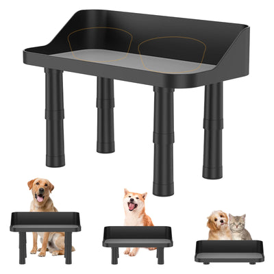 Support Gamelle Surélevé Chien Réglable 3 Hauteurs