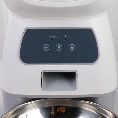 Distributeur de Croquettes WiFi 3,5 L Enregistreur Vocal