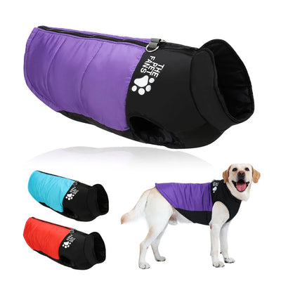 Doudoune Imperméable Zippée pour Grand Chien, 2XL à 6XL