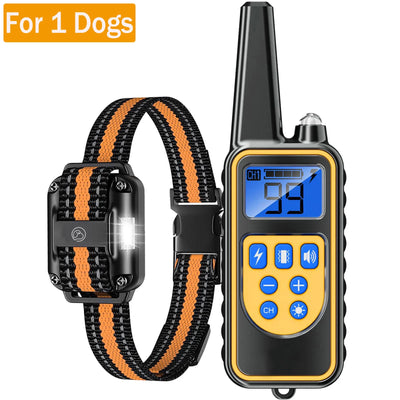 Collier Anti-Aboiement Électrique Gros Chien Télécommande