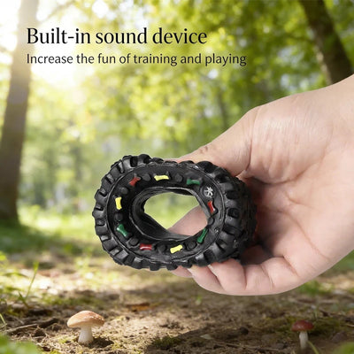 Jouet Indestructible Pneu Sonore à Mâcher Gros Chien