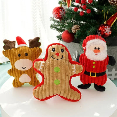 Jouet Peluche de Noël Couineur pour Chien