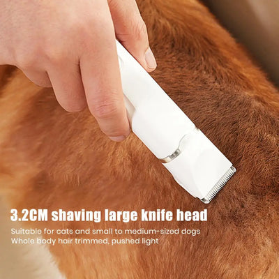 Kit Tondeuse Chien 4 en 1 Pattes Corps Meuleuse Ongles
