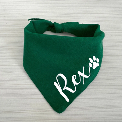 Bandana de Noël Personnalisé avec Nom pour Chien