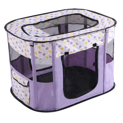 Parc pour Chien Pliable en Tissu 70 à 110 cm