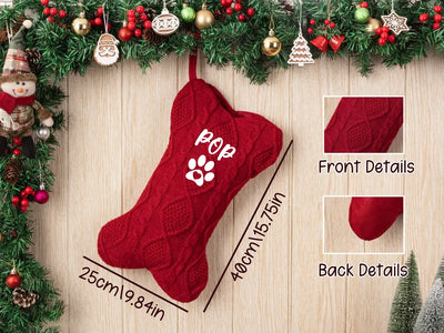 Chaussette de Noel Personnalisee Chien