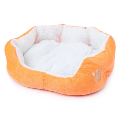 Panier pour Chien Sherpa Ovale Douillet Patte Brodée Intérieur