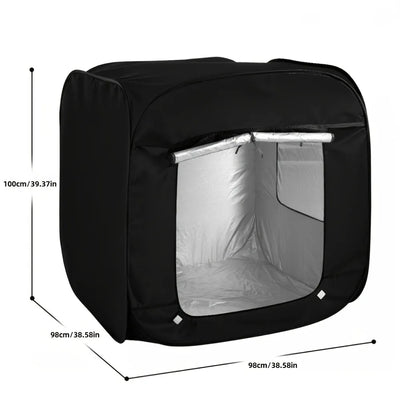 Tente pour Chien Pop-Up Grande Taille Niche Pliable Coupe-Vent